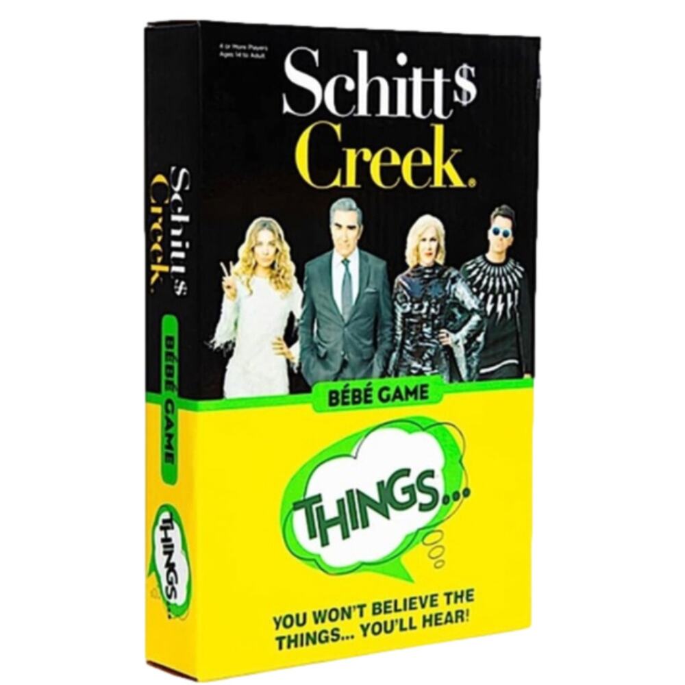 PlayMonster Schitt's Creek Things Bebe Game Party Game Family Fun Rose Moira